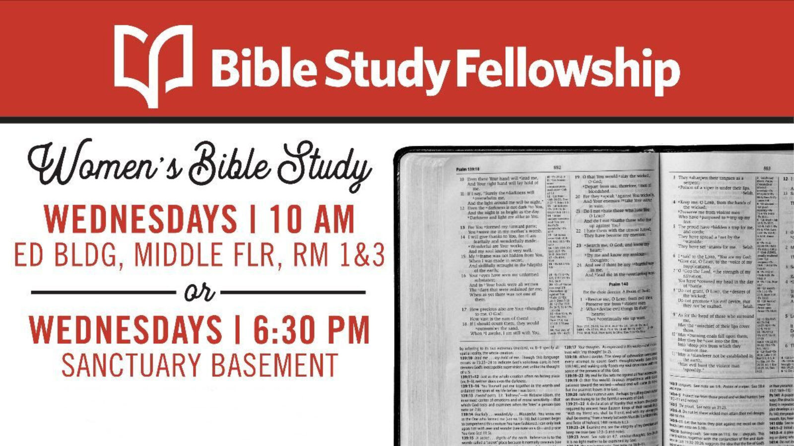 WOMEN'S EVENINGS BIBLE STUDY FELLOWSHIP