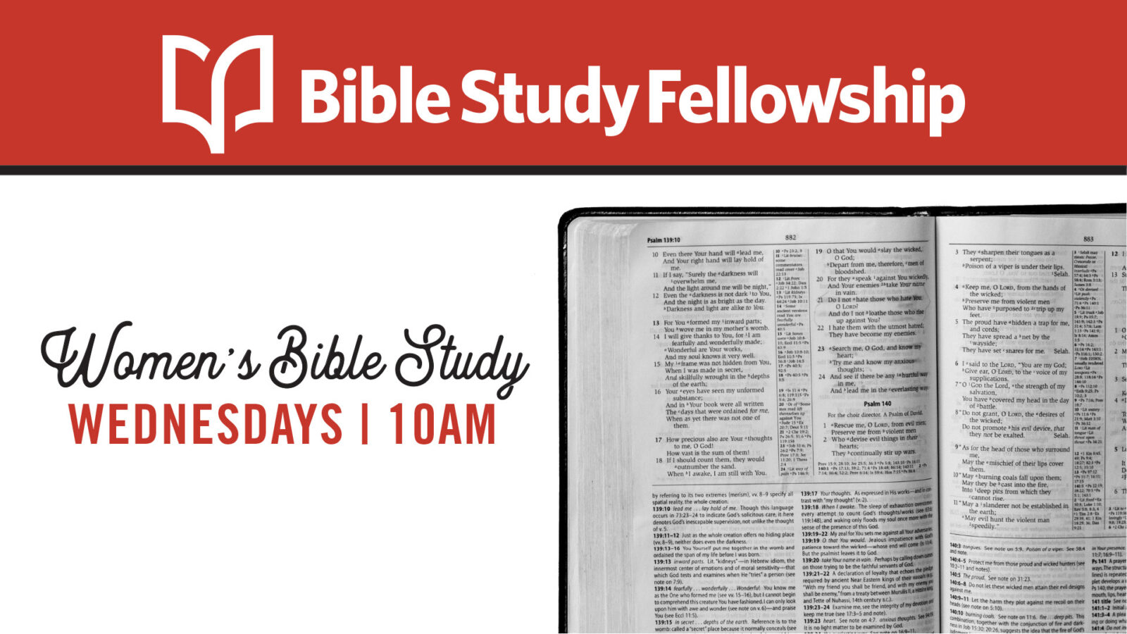 WOMEN’S DAYTIME BIBLE STUDY FELLOWSHIP (BSF)